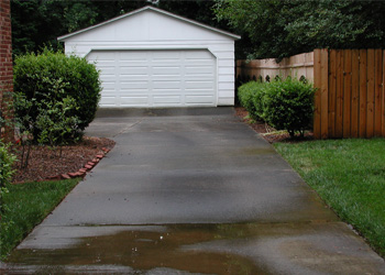 Pressure Washing Driveway